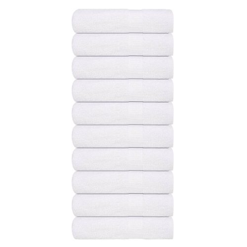 Asciugamani Doccia 10 Pz Bianchi 70×140 Cm 360 G/m² 100% Cotone